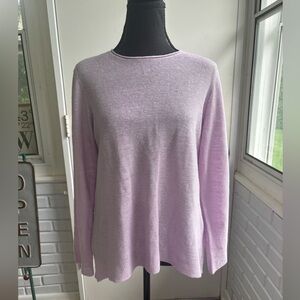 Eileen Fisher 100% Organic Cotton Knit Top‎ small petite workwear holiday